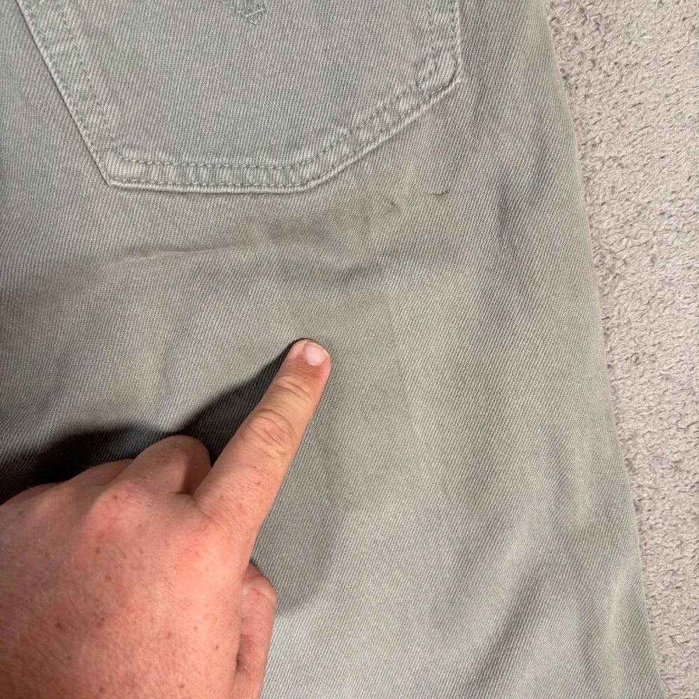 Levis‎ 501 Jeans Mens 36x27 Light Gray Straight Leg Button Fly Y2K USA